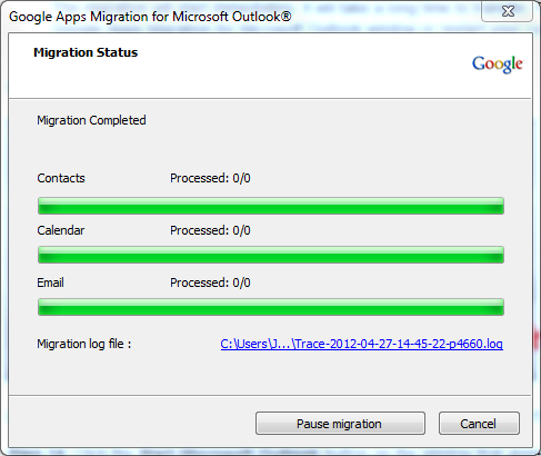 Google apps outlook migration tool