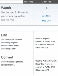 Webex arf player free download
